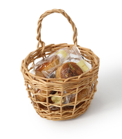 Petit panier de rangement mural pour cuisine - Design moderne et écologique pour comptoirs