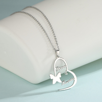 Collar de Eslabones de Acero Inoxidable Chapado en Oro PVD con Nombre Personalizado de Moda para Parejas