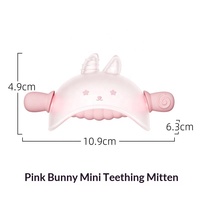 Jouets de dentition pour bébés en silicone souple sans BPA, personnalisés OEM, de qualité alimentaire, protègent les mains et préviennent les irritations des gencives