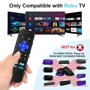 RC280 RC282 범용 리모컨 Roku Hisense 내장 TV 유럽 미국 스마트 TV 원격 제어 호환성