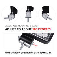 Kit de conversion de phares LED haute puissance pour AC Schnitzer X6 E71 SUV 2010- 24V, lampe auxiliaire carrée avec ventilateur de refroidissement