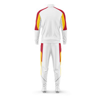 HEALY Survêtement de football pour homme de qualité supérieure, veste de survêtement à fermeture éclair intégrale, ensembles de survêtements de club de football, uniformes d'entraînement personnalisés à séchage rapide