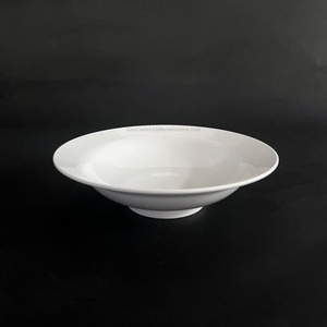 Mới nhất phong cách tùy chỉnh in ấn Trắng melamine đồ ăn khách sạn sâu súp Tấm Nhà hàng Pasta tấm cho bán buôn - Product Image 3