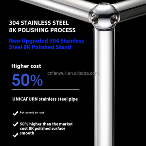 Gabinete de TV medieval minimalista moderno, armario de almacenamiento de pie de acero inoxidable, muebles de Metal para dormitorio y sala de estar - Product Image 3