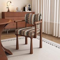 Chaises de salle à manger modernes et luxueuses en bois massif, vente directe d'usine JP, pour salon et salle à manger, tissus en microfibre personnalisables