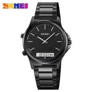 Skmei 2120 Không Thấm Nước Đồng Hồ Báo Thức Đồng Hồ Kỹ Thuật Số Người Đàn Ông Đồng Hồ Đếm Ngược Đồng Hồ Giờ LED Ánh Sáng Điện Tử Phong Trào - Product Image 1