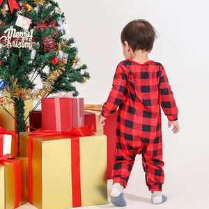 Weihnachts pyjamas Großhandel Weihnachten Weihnachts pyjamas Familien <span class=keywords><strong>sets</strong></span> Gedruckte Weihnachts pyjamas Familien passendes Outfit - Product Image 6
