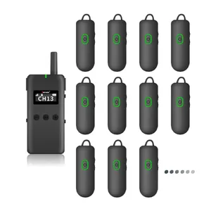 Système de guide touristique <span class=keywords><strong>sans</strong></span> <span class=keywords><strong>fil</strong></span> UHF multilingue, audio bidirectionnel avec <span class=keywords><strong>casque</strong></span>, autonomie longue durée de 30 heures, batterie YARMEE YT500 3000mAh - Product Image 3
