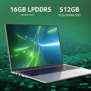 Portátil para estudiantes Youyue Air 16 al por mayor, económico, con Intel i3 de 8 núcleos, 16 GB de RAM, SSD de 512 GB, pantalla IPS de 16 pulgadas, Windows 11, portátil empresarial. - Product Image 4