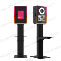 Cangkang Booth foto DSLR dua sisi, untuk Surface Pro dan iPad Selfie Booth foto kios kamera Printer foto harga mesin