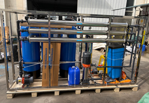1500lph công nghiệp thẩm thấu ngược hệ thống lọc nước PLC bơm thép không gỉ FRP 220V động cơ cho xử lý nước tinh khiết - Product Image 5
