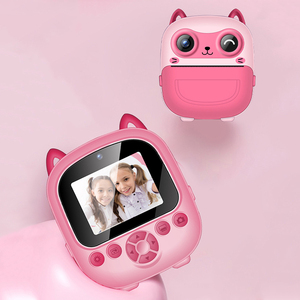 2.4 pollici IPS schermo portatile cartone animato bambini Mini fotocamera digitale 1080P HD videocamera per bambini macchina fotografica termica stampa istantanea - Product Image 5