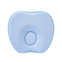 Coussin pour enfants WJ-1015 en mousse à mémoire de forme, forme vague moderne, avec soutien du cou, motif personnalisé tricoté, multifonctionnel pour nouveau-nés