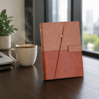 Carnet de notes A6 en cuir PU rigide, 80 feuilles, personnalisable avec logo, pour bureau, école, entreprise, cadeau, OEM, ODM, vente en gros