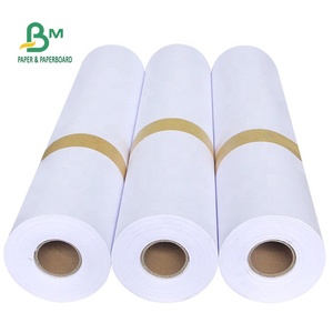 Cuộn giấy in plotter CAD trắng A1 A0 độ bền cao <span class=keywords><strong>80g</strong></span> 50m 100m 150m - Product Image 2