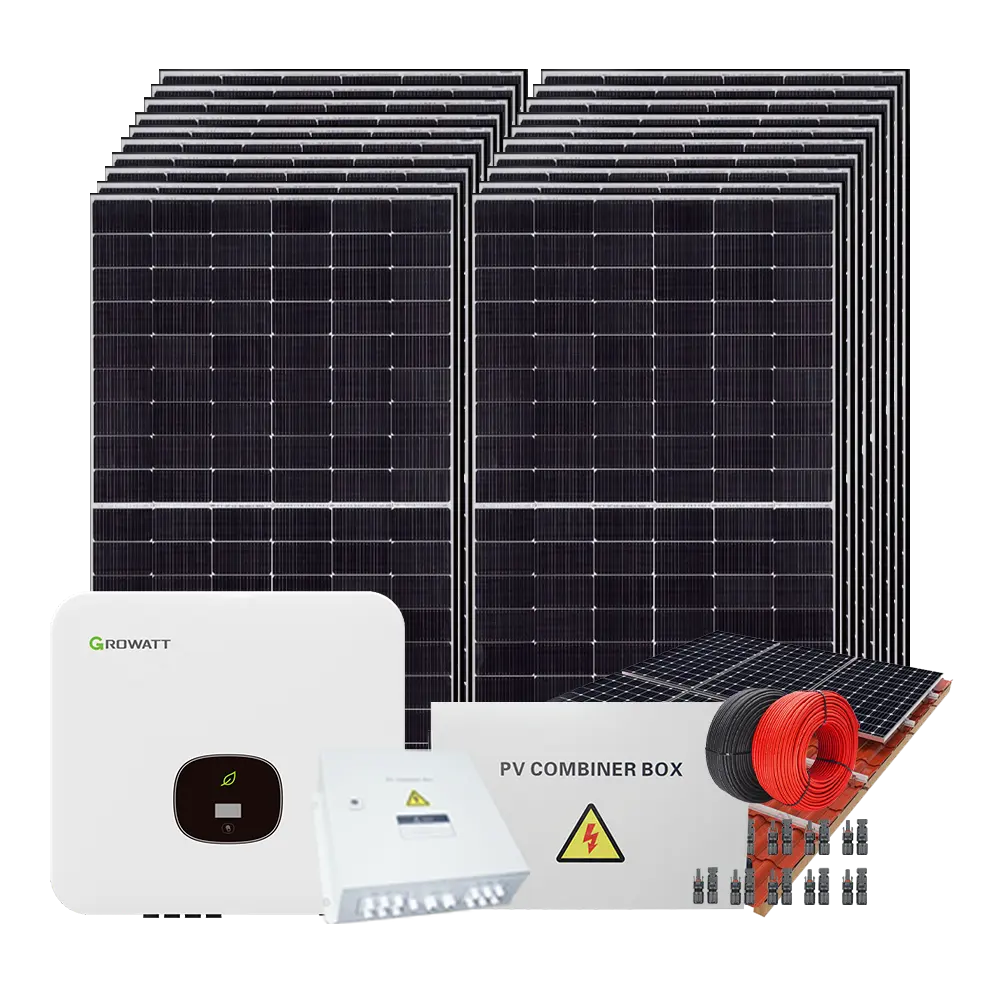 Off on grid sistema solare 5kw sistema di energia solare solare con batteria 10kw per la casa