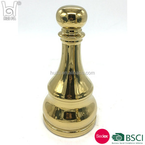 ดราฟหมากรุกนานาชาติชุบเงินเซรามิก Crackle สําหรับการตกแต่งโต๊ะวันครบรอบ - Product Image 3