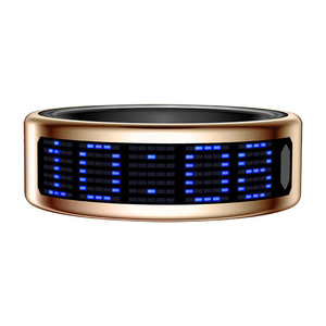 Bague connectée é<span class=keywords><strong>l</strong></span>égante avec affichage <span class=keywords><strong>de</strong></span> <span class=keywords><strong>l</strong></span>'heure clair et capteurs <span class=keywords><strong>de</strong></span> haute précision pour enregistrer les indicateurs <span class=keywords><strong>de</strong></span> santé corporelle tout au long <span class=keywords><strong>de</strong></span> la journée - Product Image 1