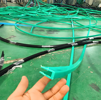 Bandes de guidage en polyéthylène extrudé (PEHD) découpées sur mesure pour convoyeurs