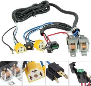 Kabel Harness Otomotif Khusus H4 Light Bar untuk Mobil SUV Bus Trailer Truk - Product Image 4
