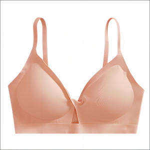 Traceless Bra with Anti-Sagging Steel Rings for Small Breasts Thin Underwear That Shows <b>Big</b> Not Empty <b>Cup</b> Breathable Feature - Product Image 6