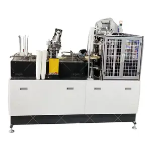 7.8Kw High Speed Fully Automatic Paper Cup Machine disposable plastic plates and cups making machine