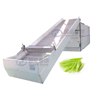 Secador de cinta de malla continua para procesamiento de vegetales, de alta calidad y gran capacidad, para secar rodajas de lechuga. - Product Image 1