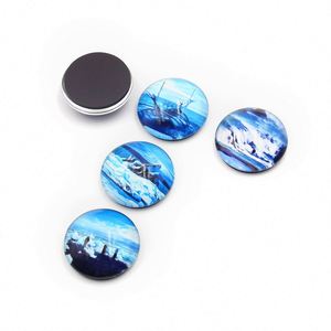 Imán para Refrigerador, Recuerdo Turístico de Playa y Tierra, Imán Personalizado de Vidrio - Product Image 3