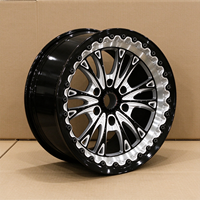 Jantes forgées concaves profondes 2/3 pièces sur mesure avec système Beadlock, usinées en usine, pour SUV tout-terrain et voitures modifiées
