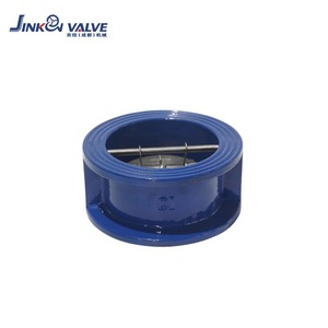Vanne de retenue à double <span class=keywords><strong>disque</strong></span> personnalisable DN50-DN600 en fonte ductile haute résistance à l'eau/CF8M/EPDM, prend en charge la taille <span class=keywords><strong>et</strong></span> la pression personnalisées - Product Image 1