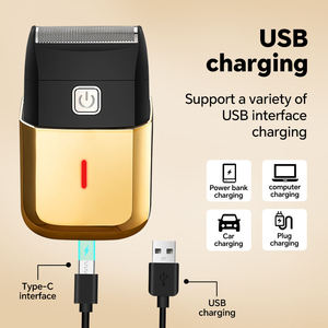Rasoir Électrique Rétro pour Hommes à Double Tête de Coupe, Populaire, USB, pour Usage Domestique et Hôtelier - Product Image 4