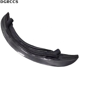 Pour Série 3 E92 M3 2005-2013, kit d'accessoires de pare-chocs avant en fibre de carbone style GT4, lèvre avant, pelle avant - Product Image 2