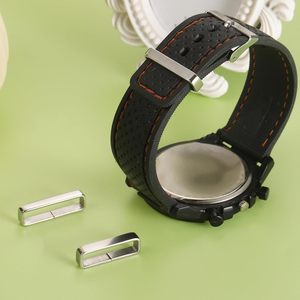 Boucles de bracelet de montre en métal, support de remplacement pour bracelet de montre, attache en acier inoxydable pour bracelet de montre-bracelet - Product Image 1