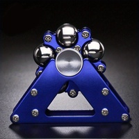 Xc Metal Classic Fidget Spinner Rotating Stress Relief Creative Ball Track Novelty Toy for Youth 15-35 Years Old
