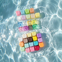 Multi-color Glossy Love Heart Shape 1u Blank Keycap PBT/PC Material for Stress Relief Switch Tester/Mechanical Keyboard