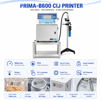 Mesin Cetak Inkjet Karakter Kecil IPS-PRIMA-B600 Plus W HS, Printer Cij untuk Nomor Batch, Mesin Pencetak Inkjet