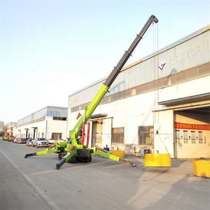 8 Ton gru a ragno cingolata idraulica 360 giradischi gru cingolata Flying Boom Mini Spider Lifting - Product Image 5