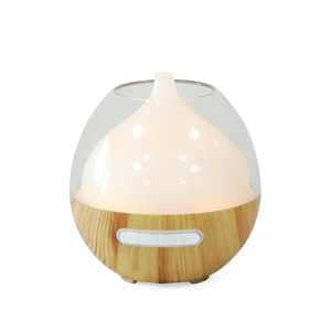 Mini humidificateur YX 313 80ml USB, diffuseur d'huiles essentielles à effet bois, diffuseur d'arômes pour la maison avec lumière - Product Image 3