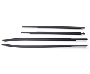 4 buah karet baru Weatherstrip untuk <span class=keywords><strong>Toyota</strong></span> Hilux 2016-2020 penutup pintu sabuk jendela cetakan Vios Model penggunaan jendela mobil - Product Image 2