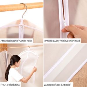 Housse de protection transparente en EVA pour vêtements, idéale pour le rangement et l'organisation des costumes dans le placard, anti-poussière, vente en gros - Product Image 6