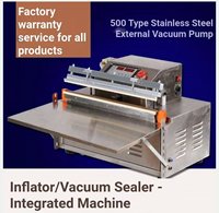Máquina Automática de Envasado al Vacío Vertical Externa EDZ-500 para Envasado de Alimentos y Bebidas (Bolsas/Envases de Plástico)