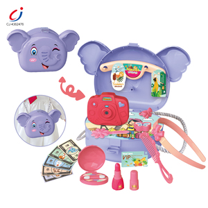 Chengji Pretend Play Makeup Kit Girls Beauty Cosmetic <strong>Dressing</strong> Shoulder Bag Pretend Makeup Toy for <strong>Toddlers</strong> - Product Image 1