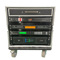 Système de haut-parleurs KTV professionnel TB TB-AK 12 pouces avec coque en bois, amplificateurs de puissance avant/arrière et paire audio karaoké