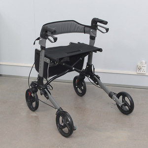 Déambulateur pliable et portable avec panier de rangement pour personnes âgées, aide à la mobilité - Product Image 3