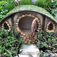 Maison de bricolage en résine personnalisée, pour jardin féerique Miniature, décoration