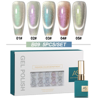 Vernis à Ongles 5 Couleurs Rose Nude UV Soak Gel Vernis Style Français Lampe LED Gelée Vernis à Ongles Gel Transparent pour Nail Art