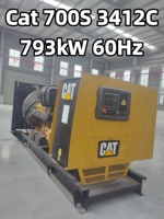 Générateur diesel Cat 3412C 634 kW 60 Hz, 0 heure, unité neuve avec documents complets pour station de base et centre de données
