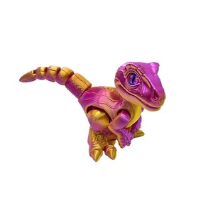 2026 Figurine de dinosaure Velociraptor imprimée en 3D, articulée et mobile, jouet animal, ornement décoratif, cadeau - Product Image 6