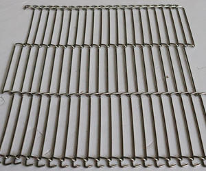 304 Paslanmaz Çelik Tel Örgü Konveyör Bant Kaynaklı Örgü Kaplama Konveyör Bandı El Yapımı Pişirme İçin - Product Image 4