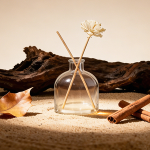 Bottiglia in Vetro Trasparente Vuota Personalizzabile da <span class=keywords><strong>50</strong></span> <span class=keywords><strong>ml</strong></span>, 100 <span class=keywords><strong>ml</strong></span>, 150 <span class=keywords><strong>ml</strong></span>, 250 <span class=keywords><strong>ml</strong></span> per Diffusore a Bastoncini, per Casa e Auto - Product Image 4